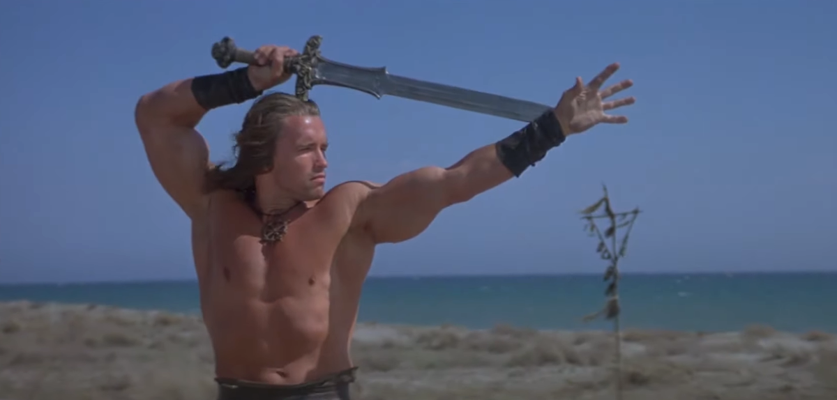 кадр из фильма "Конан-варвар"