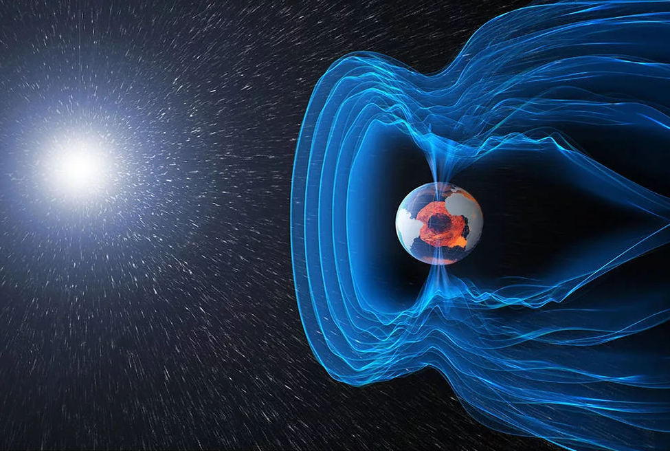 Магнитное поле земли защищает от космического излучения. Земная магнитосфера. Электромагнитное поле земли. Планета земля магнитосфера. Природа магнетизма.