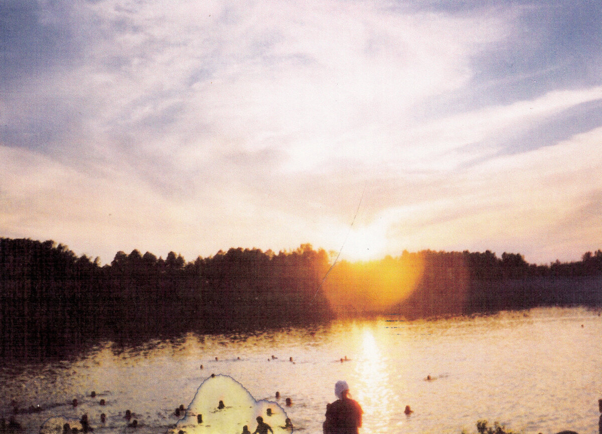 Лик  Творца- Абсолюта в облаках  над озером Светлояр..
