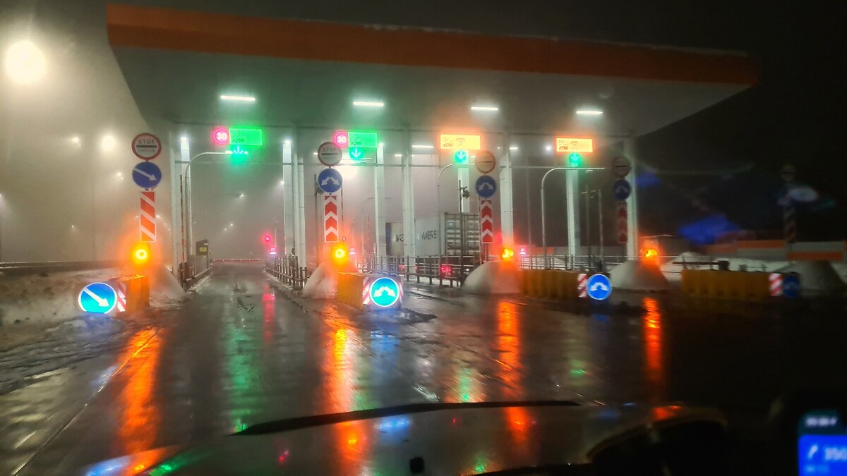 Съезд с ЦКАД на платник М-11