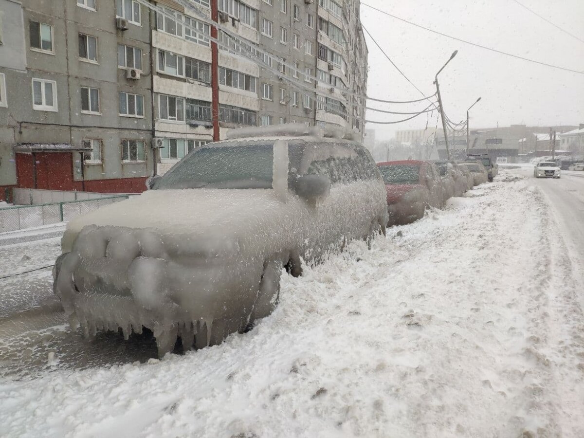 Ледяной дождь во Владивостоке 2020