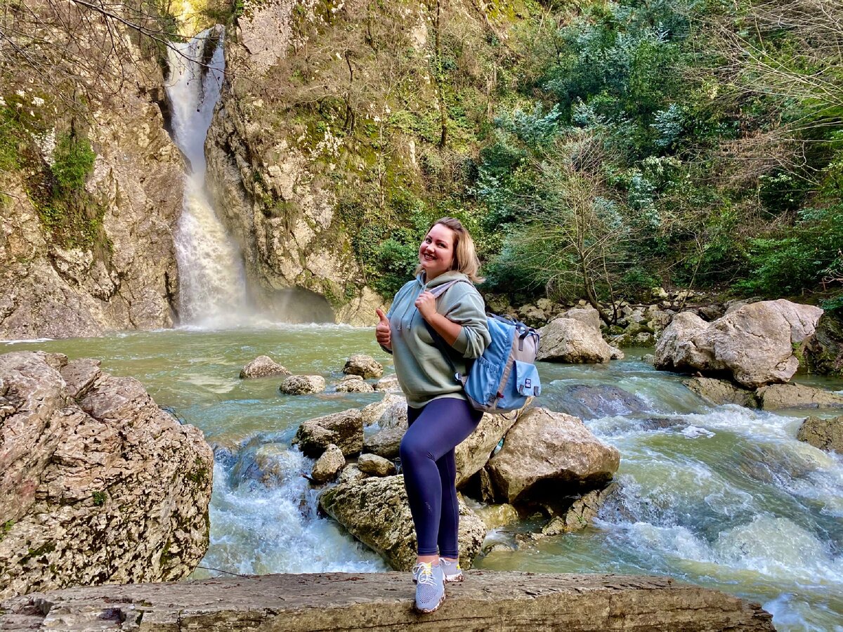 Фотосессия у водопада Сочи
