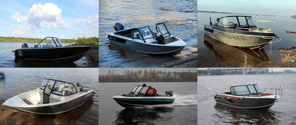 Выбор сварной алюминиевой лодки. Коллаж для иллюстрации сделанный автором