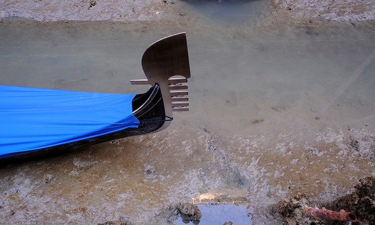 В Венеции пересохли каналы