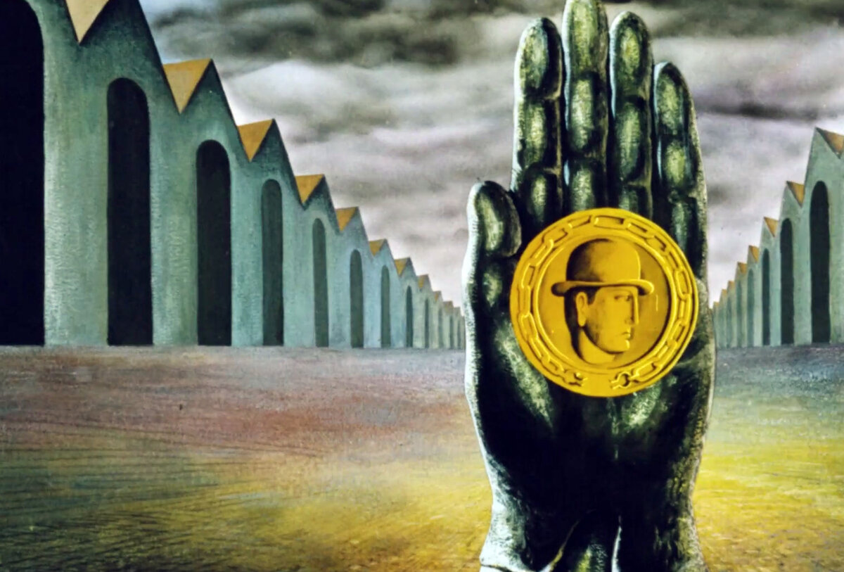 Кадр из мультфильма "Стеклянная гармоника" (1968)