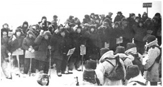 Во время конфликта. Фото  А.М. Шульгина