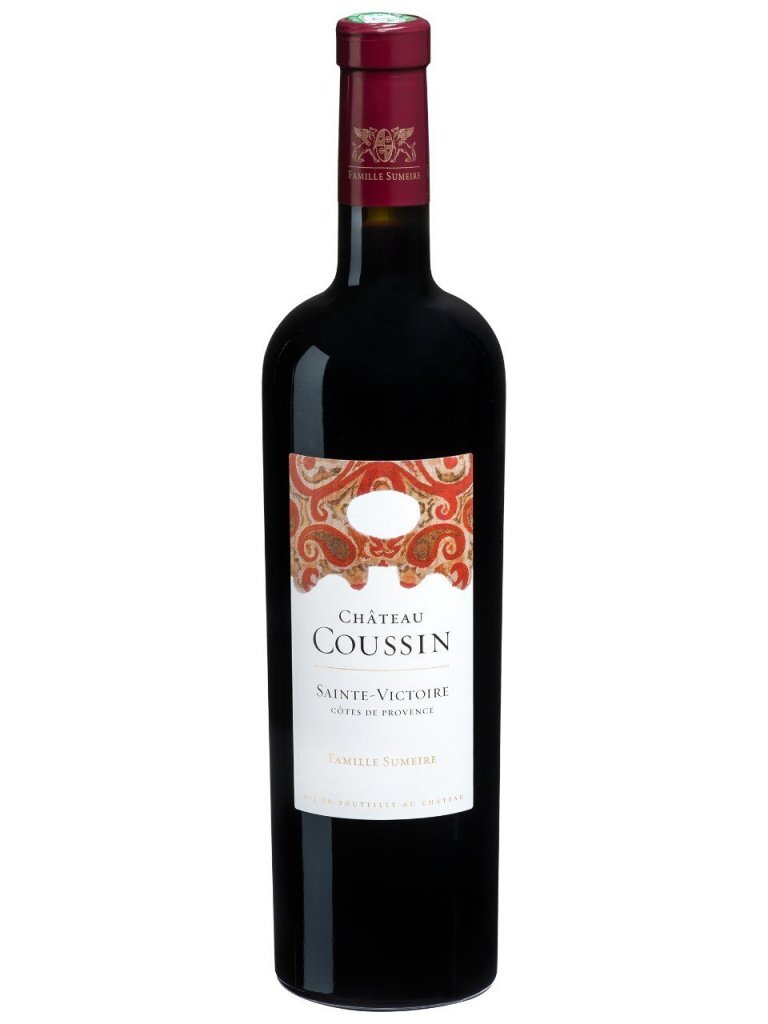 Вино Chateau Coussin Saint Victoire Cotes de Provence AOP красное сухое, 0.75л