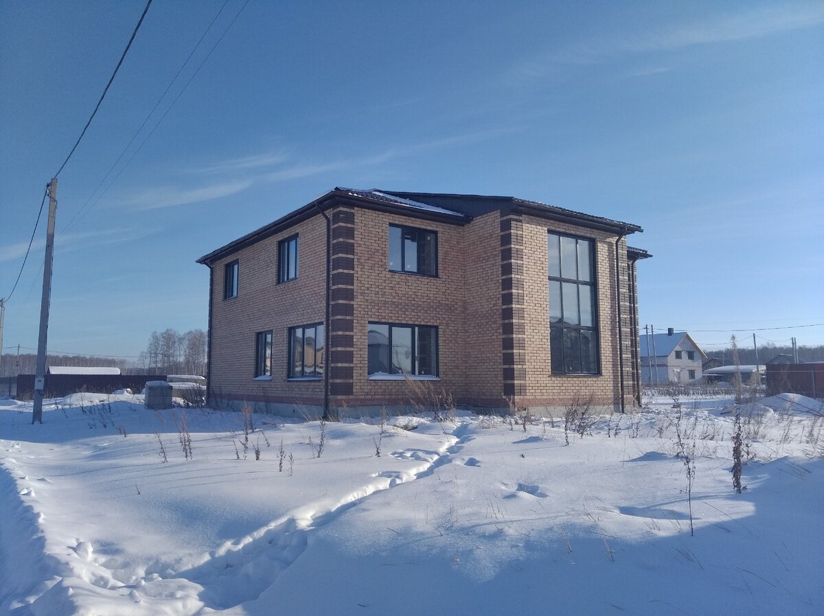 Дом в нашем поселке без тамбура