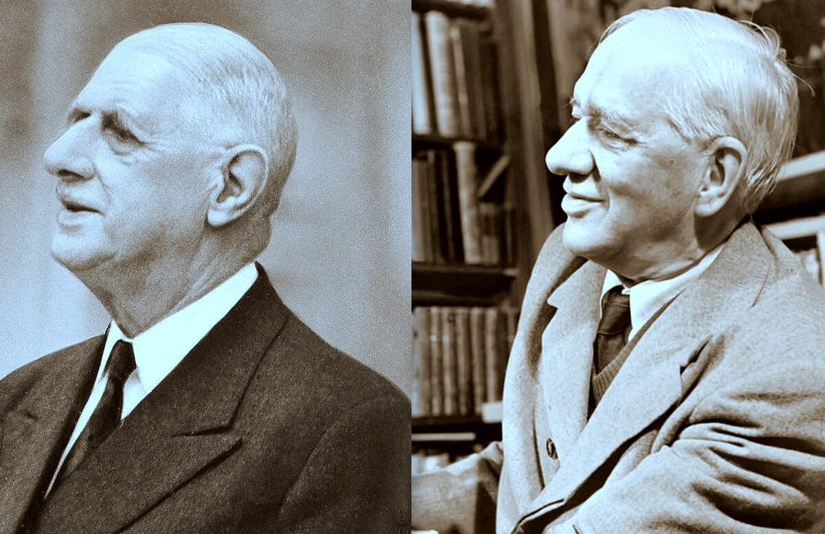 Два гренадёра - современника: французский генерал и президент де Голль и русский советский писатель Корней Чуковский