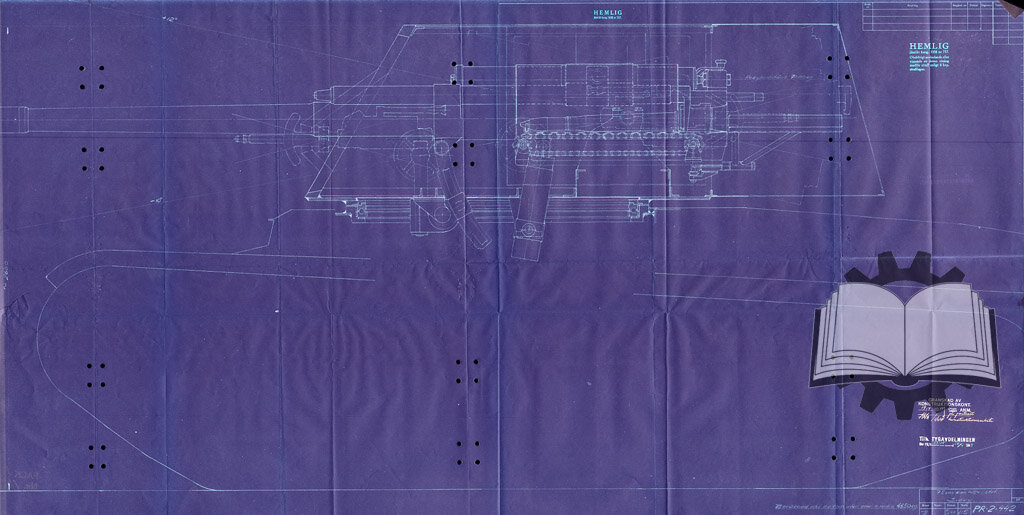 7,5 cm kan L/54 i Strv, проект апреля 1944 года.