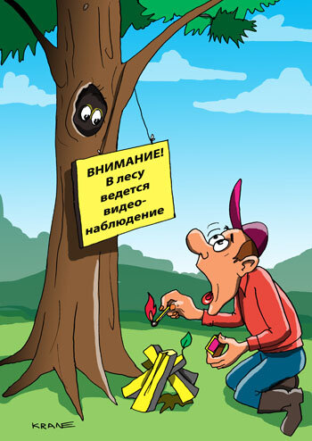 Автор карикатуры - Евгений Кран http://cartoon.kulichki.com/nature/nature259.htm