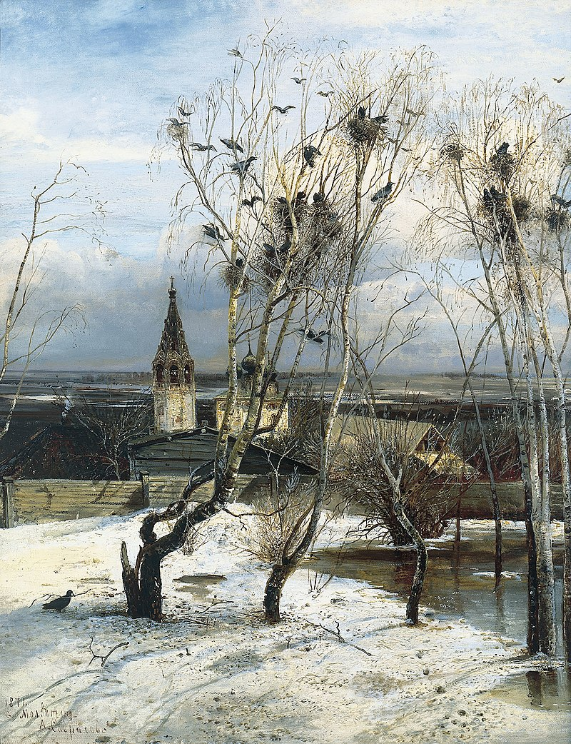 Алексей Саврасов "Грачи прилетели" , 1871