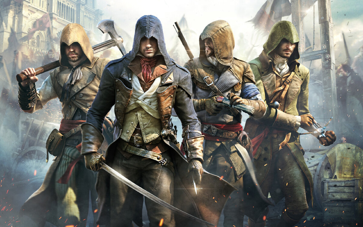 Assassin 39. Assassin's Creed Unity обложка.