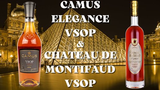 CAMUS VSOP ELEGANCE vs CHATEAU DE MONTIFAUD VSOP PETITE CHAMPAGNE / дегустация и сравнение