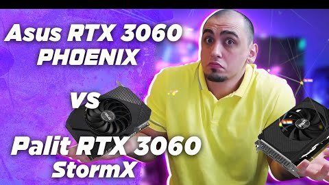 Palit RTX 3060 StormX vs Asus RTX 3060 phoenix Обзор и тестирование  видеокарт в играх и майнинге