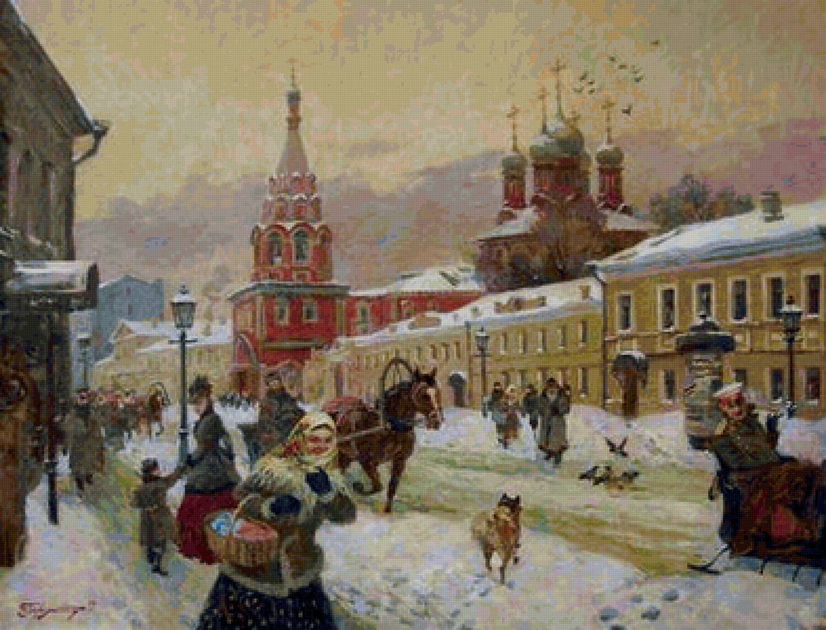 Старая москва зимой