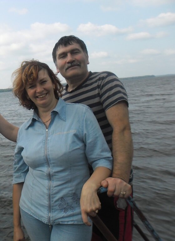 2014 год, Карзюкова Татьяна Васильевна с мужем