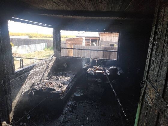    Пожар в жилом доме в Бурятии Агентство ГО и ЧС Бурятии