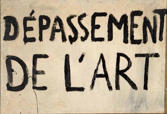 Ги Дебор. Директива "Преодоление искусства". 1963 