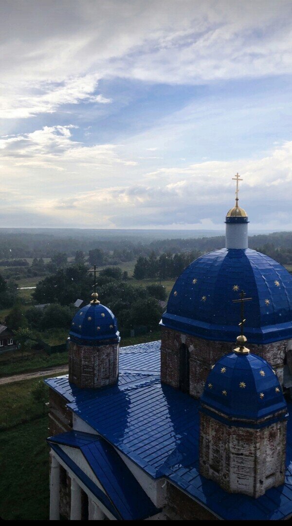 Успенский Погост. Вид сверху