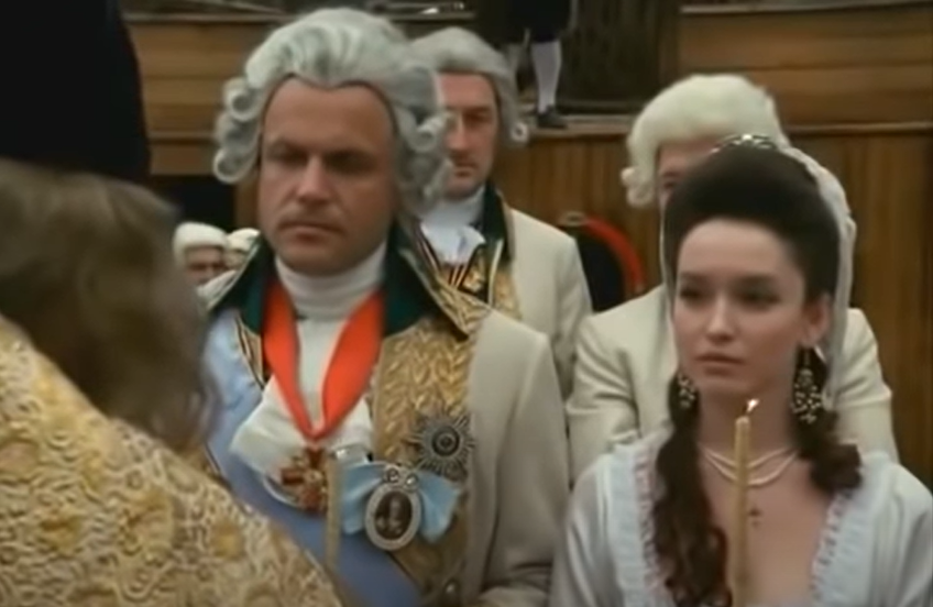 Кадр из фильма "Царская охота", 1990 г.