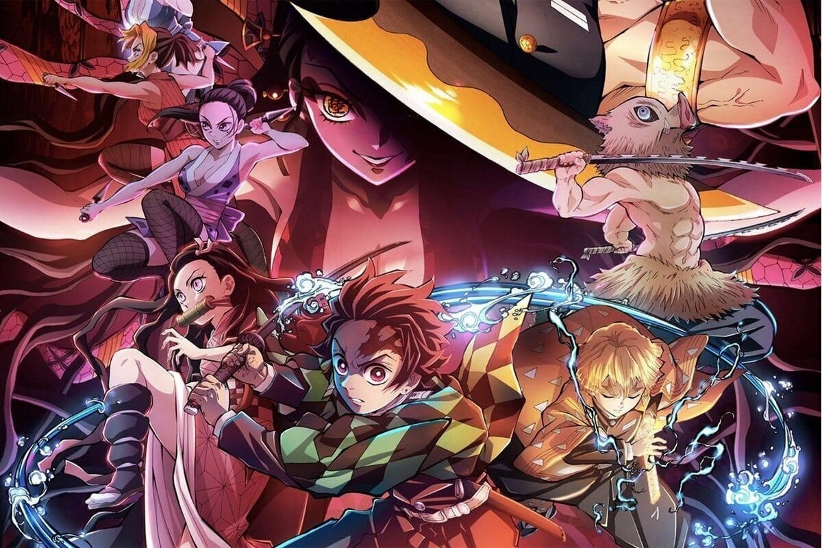 Клинок рассекающий демонов 5 дата. Клинок рассекающий демонов 2 сезон. Demon Slayer Kimetsu. Аниме клинок рассекающий демонов Kimetsu. Клинок рассекающий демонов 4 сезон