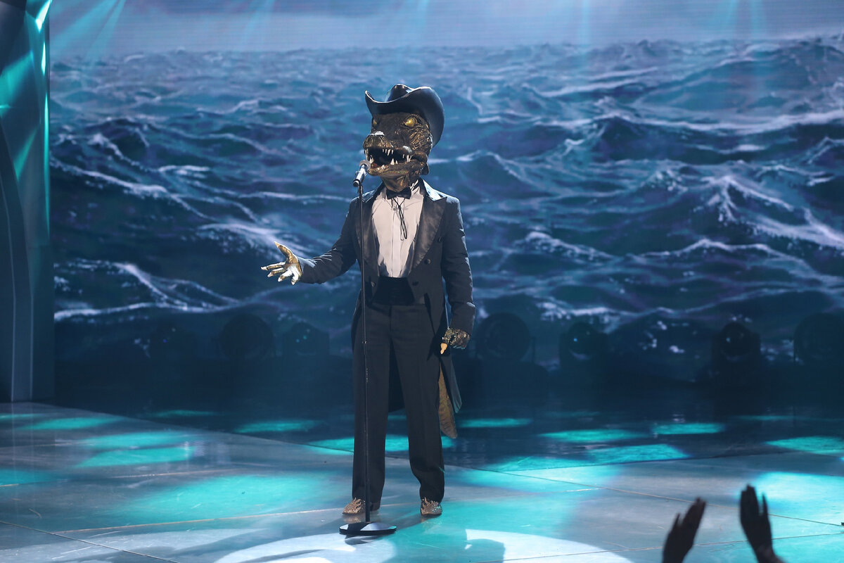 шоу маска 2021, кто под маской крокодил, фото с сайта нтв