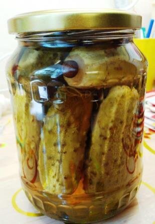 Маринованные огурчики. Сорт Задавака.