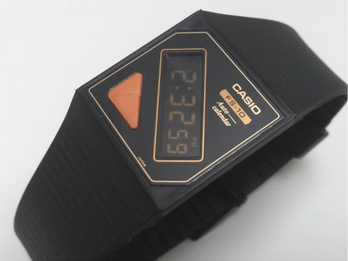 У этой модели корпус и ремешок были единым целым