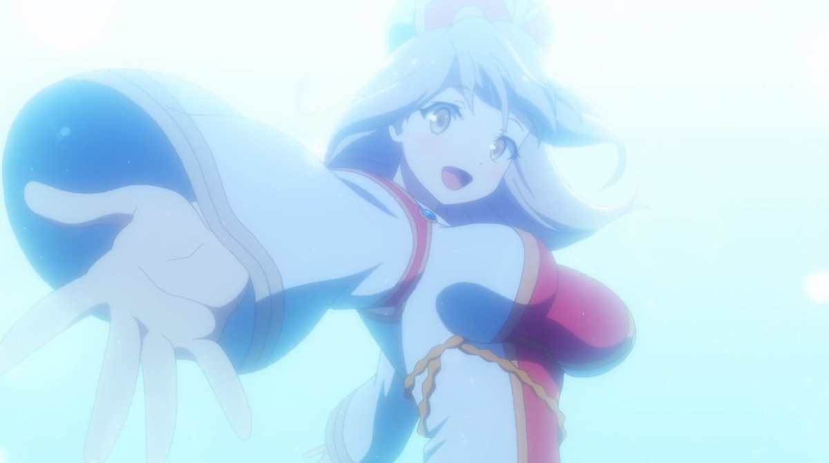 кадр из аниме Isekai Maou to Shoukan Shoujo no Dorei Majutsu Omega Ω