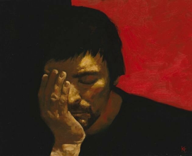 Автопортрет. Художник Константин Грачев, 2009 г.