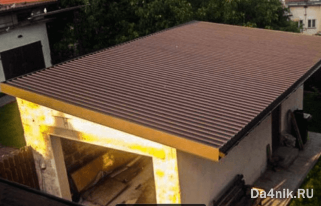Чем покрыть крышу гаража