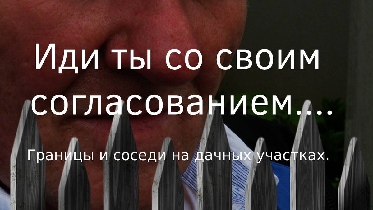 Соседи и границы моего земельного участка