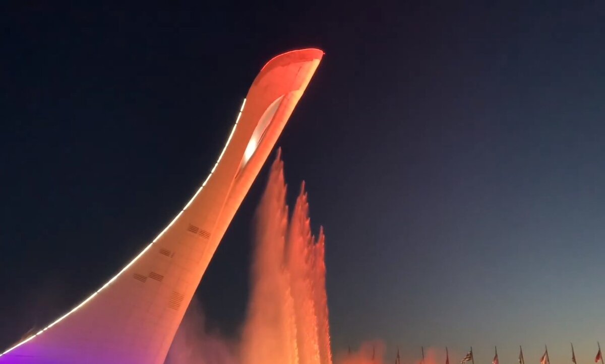 Шоу танцующих фонтанов