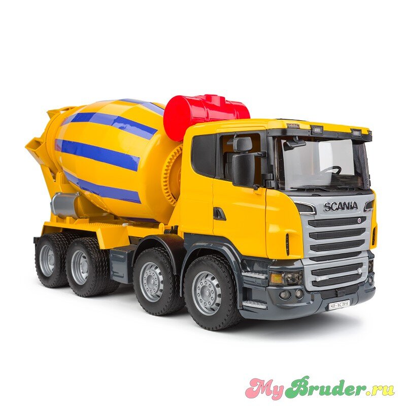 Супер-реалистичная бетономешалка Bruder 03-554