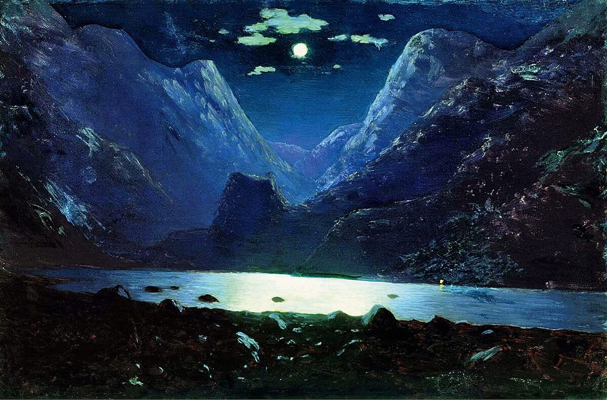"Дарьяльское ущелье", А. Куинджи