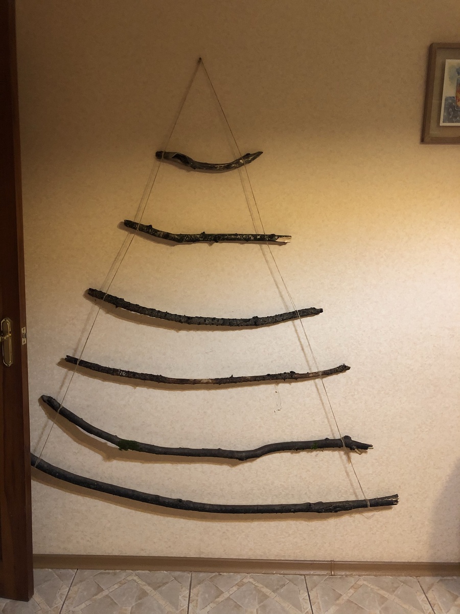 Раз. Можно и поровнее, но мне ок, пусть ёлка пляшет