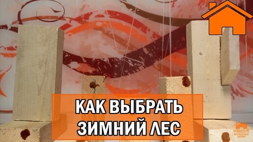 Kd.i: Как выбрать зимний лес для стройки дома.