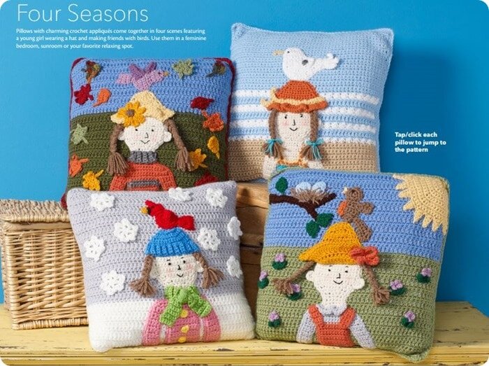 Осень и весна, зима и лето - подушки на любой сезон года)))