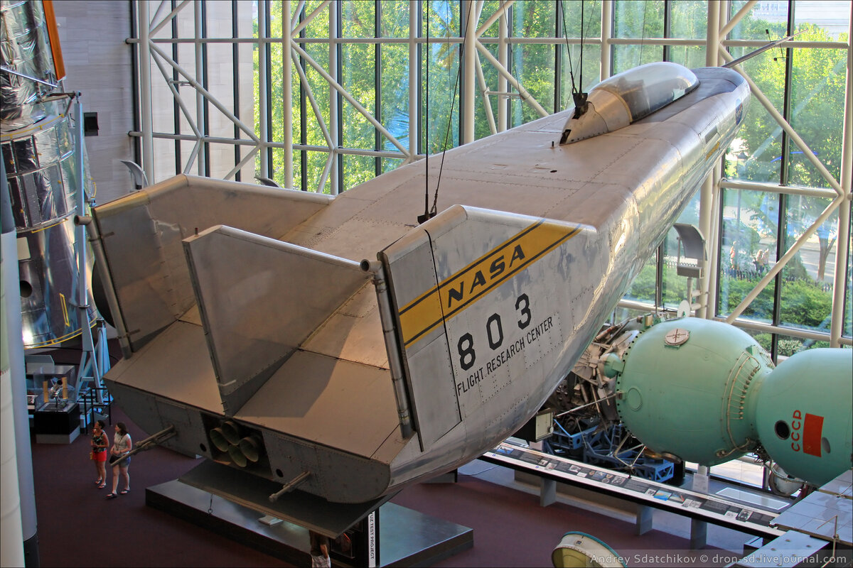 M2-F3 в Национальном музее авиации и космонавтики США. 2014 год.