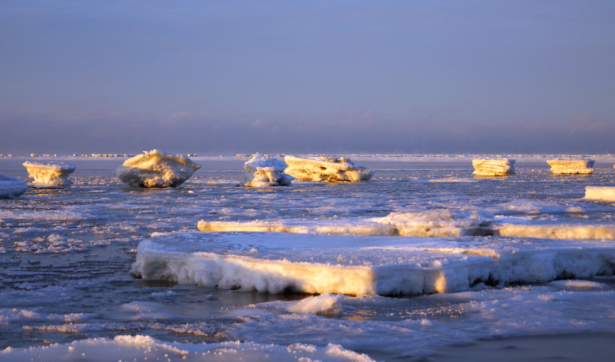 Белое море зимой