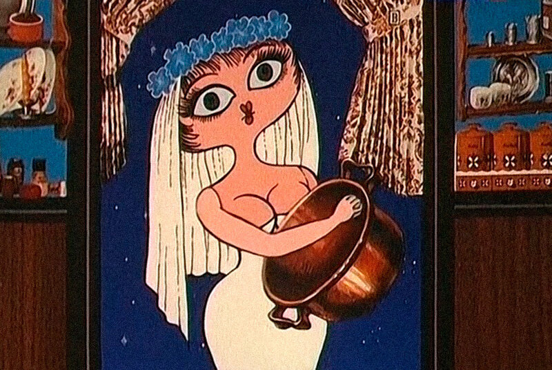 Кадр из мультфильма "Дарю тебе звезду" 