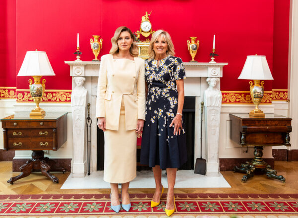 Елена Зеленская и Джилл Байден. Фото © Twitter / Олена Зеленська