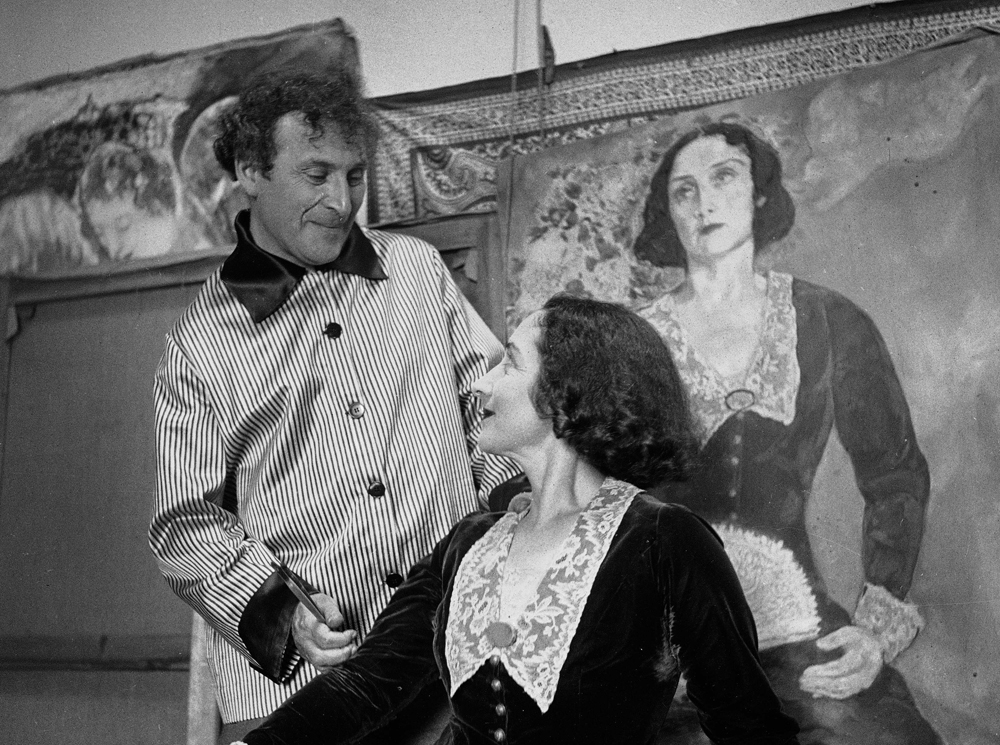 Марк Шагал с музой и женой Беллой