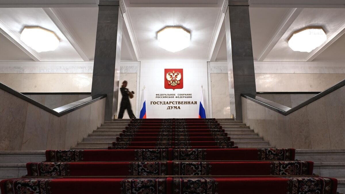    Девушка в здании Государственной Думы РФ© РИА Новости / Максим Блинов