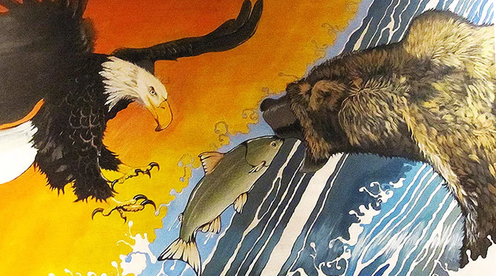 Белоголовый Орлан против медведя. Медведь и Орел. Медведь против орла. Медведь и Орел Россия и США.