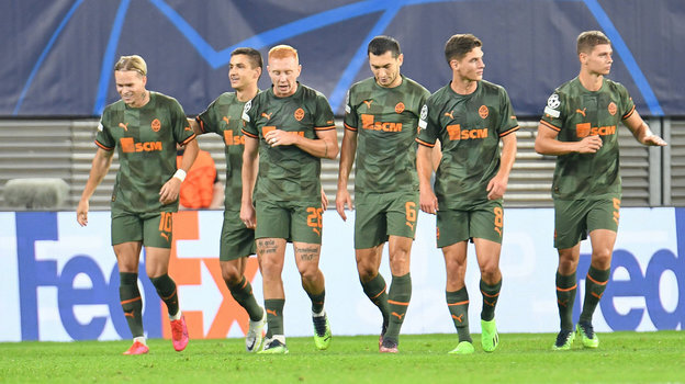     Футболисты «Шахтера».