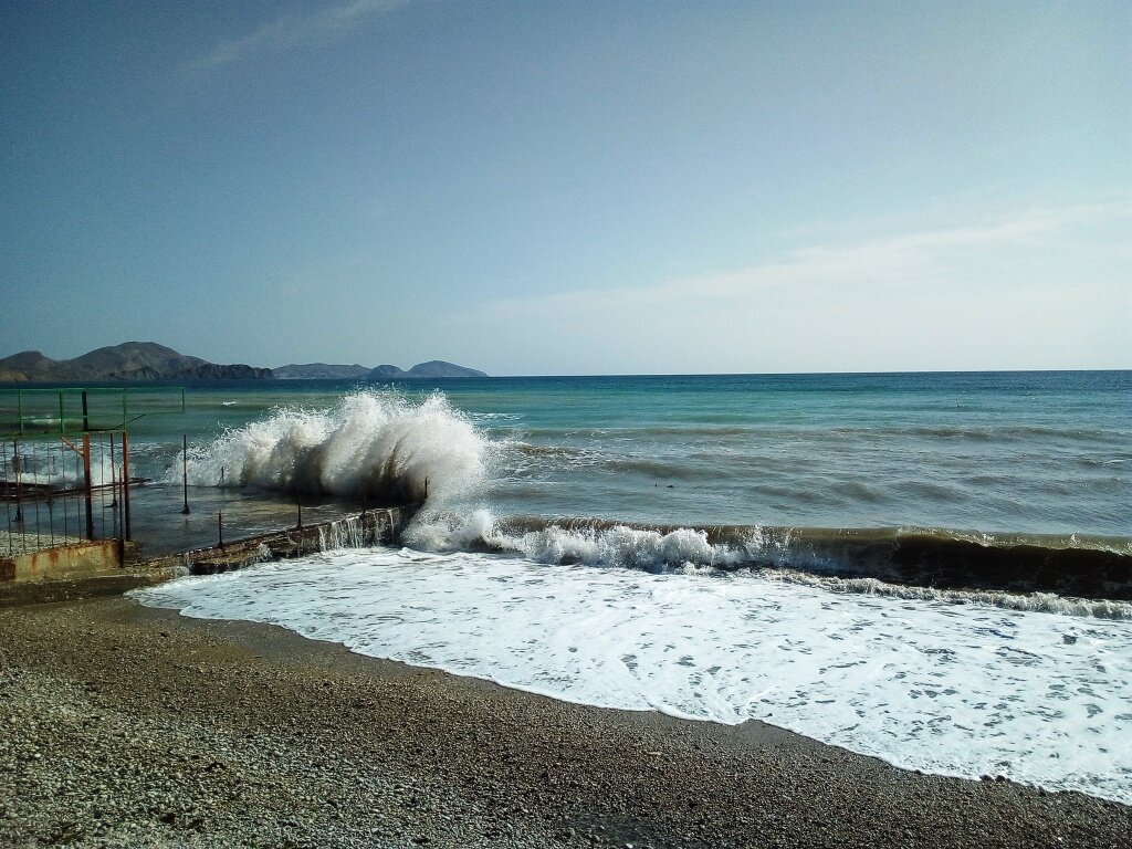 Сегодняшний шторм. Фото автора канала