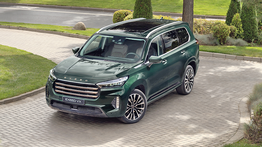 На рынок вышла топовая комплектация EXEED VX President Limited Edition по цене 5,65 млн рублей