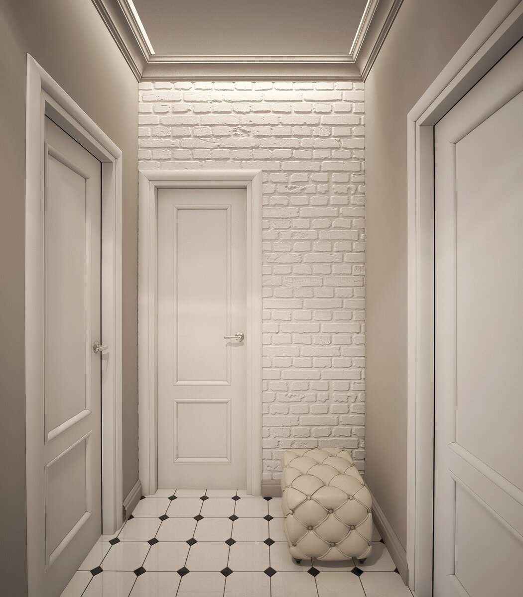 Кирпичики декоративные в интерьере прихожей Pin on ремонт House main door design, House arch design, Archways in homes
